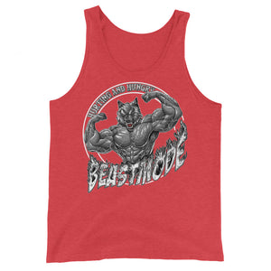 Beastmode (White) Unisex Tank