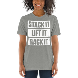 Stack It Unisex Triblend Tee