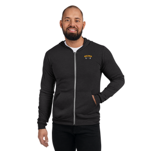 Pump & Grind Unisex Lightweight Zip Hoodie