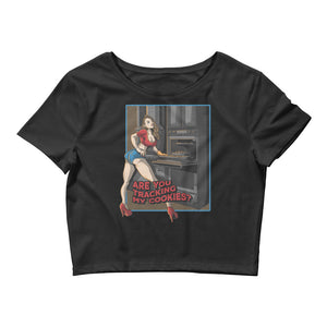 Tracking My Cookies #2 Women’s Crop Tee