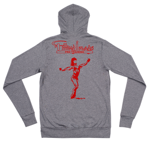 ProTraining Logo (Red) Unisex Lightweight Zip Hoodie