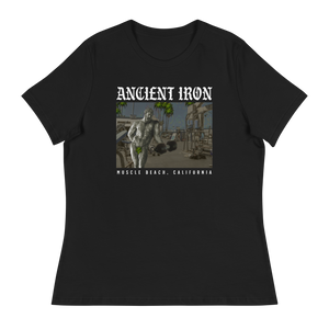 Ancient Iron Muscle Beach Women's Relaxed Tee