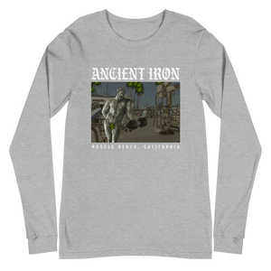 Ancient Iron Muscle Beach Unisex Long Sleeve Tee