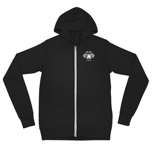 Beastmode (White) Lightweight Unisex Zip Hoodie