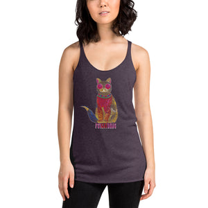 Psycatdelic Women's Triblend Racerback Tank