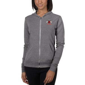 ProTraining Logo (Red) Unisex Lightweight Zip Hoodie