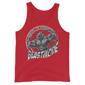 Beastmode (White) Unisex Tank