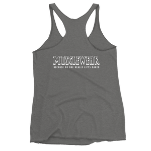 Ancient Iron Muscle Beach Triblend Women's Racerback Tank