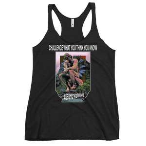 Thinker Women's Triblend Racerback Tank