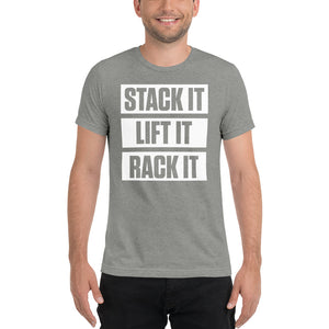 Stack It Unisex Triblend Tee