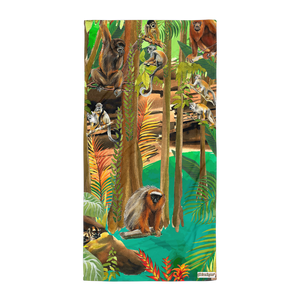 Rainforest Monkeys Towel