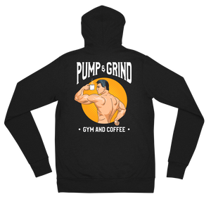 Pump & Grind Unisex Lightweight Zip Hoodie