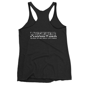 Ancient Iron Muscle Beach Triblend Women's Racerback Tank