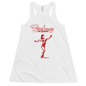 ProTraining Logo (Red) Women's Flowy Racerback Tank