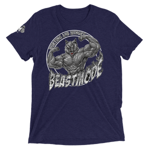 Beastmode (White) Unisex Triblend Tee