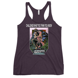 Thinker Women's Triblend Racerback Tank