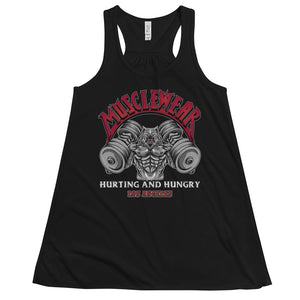 Musclewear LA (Red) Women's Flowy Racerback Tank