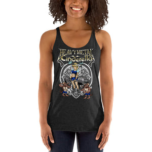 Heavy Metal Cinderella Women's Triblend Racerback Tank