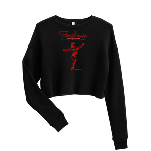 ProTraining Logo (Red) Women's Cropped Sweatshirt