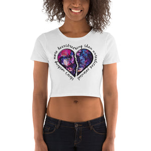 Heartbreaking Women’s Crop Tee