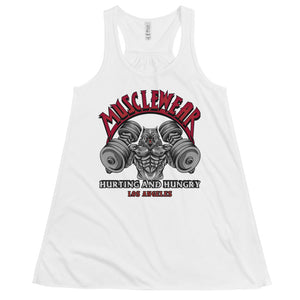 Musclewear LA (Red) Women's Flowy Racerback Tank