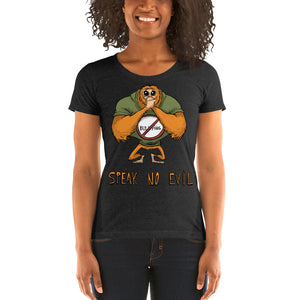 Speak No Evil Women's Triblend Tee