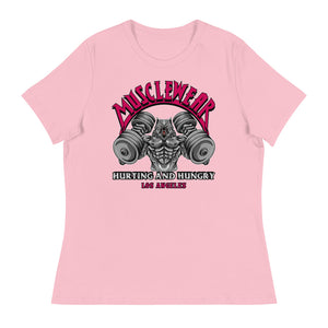 Musclewear LA (Pink) Women's Relaxed Tee