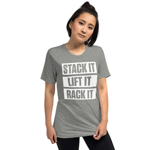 Stack It Unisex Triblend Tee