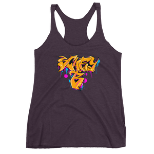 Scary B Women's Triblend Racerback Tank