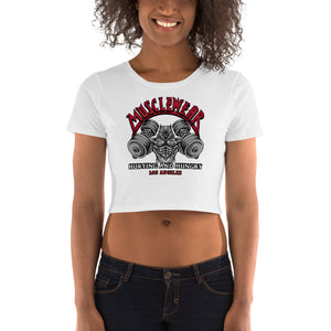 Musclewear LA (Red) Women’s Crop Tee