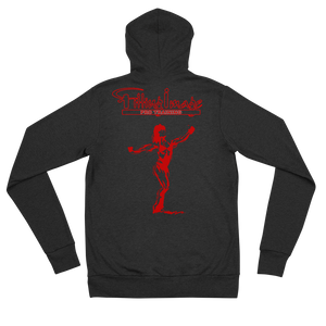 ProTraining Logo (Red) Unisex Lightweight Zip Hoodie