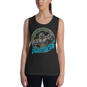 Beastmode (Blue) Women's Muscle Tank