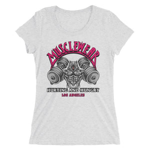 Musclewear LA (Pink) Women's Triblend Tee