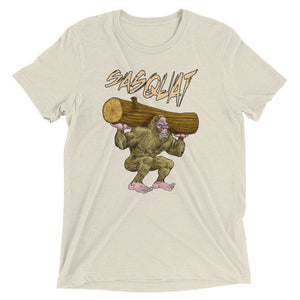 Sasquat Toon Unisex Triblend Tee