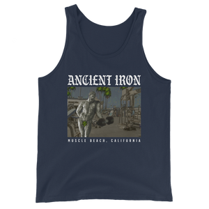 Ancient Iron Muscle Beach Unisex Tank