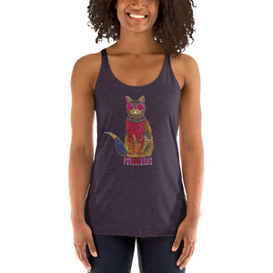 Psycatdelic Women's Triblend Racerback Tank