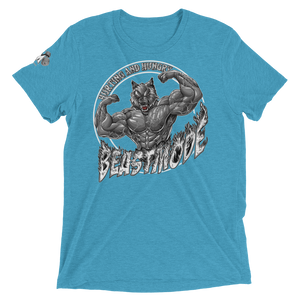 Beastmode (White) Unisex Triblend Tee