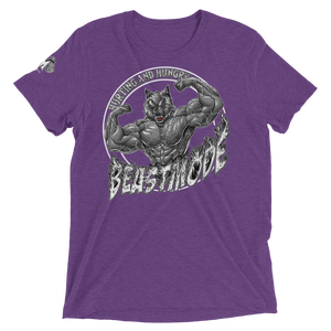 Beastmode (White) Unisex Triblend Tee