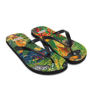 Butterfly Rainforest Flip-Flops