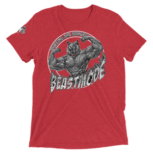 Beastmode (White) Unisex Triblend Tee