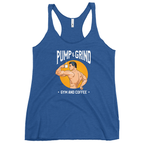 Pump & Grind Women's Triblend Racerback Tank