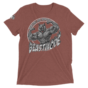 Beastmode (White) Unisex Triblend Tee