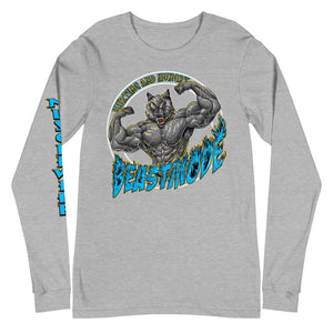 Beastmode (Blue) Unisex Long Sleeve Tee