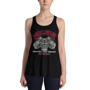 Musclewear LA (Red) Women's Flowy Racerback Tank