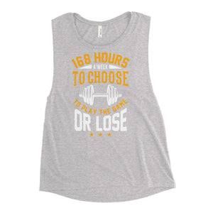 Play The Game Women's Muscle Tank