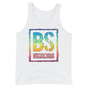 Bullies Suck Rainbow Unisex Tank