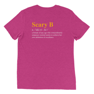 Scary B Unisex Triblend Tee