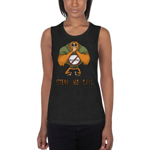 Speak No Evil Women's Muscle Tank