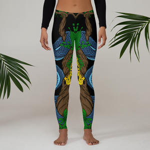 Rainforest Blue Snake Leggings