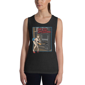 Tracking My Cookies #1 Women's Muscle Tank